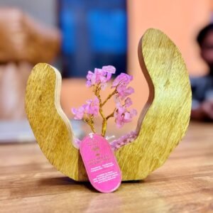 bG9jYWw6Ly9tZWRpYS85SC8yRS82MFIzMEMxSDc0UksyRTlILzQ4MmFiY2UwLmpwZWc.jpg Jardín de Árboles de Piedras Preciosas - Anillo Abierto de Madera de Mango - Cuarzo Rosa - 60 Piedras Chipadas