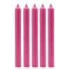 Velas a Granel de Color Sólido - Rosa Profundo Rústico - Paquete de 10