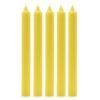 Velas a Granel de Color Sólido - Limón Rústico - Paquete de 10