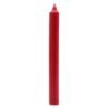 Bulk Solid Colour Dinner Candles - Rustic Red - Pack of 10