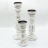 Candelabro clásico - Blanco - 23x10cm - Pequeño