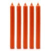 Velas a Granel de Color Sólido - Naranja Rústico - Paquete de 10