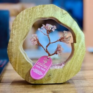 bG9jYWw6Ly9tZWRpYS8xUS8yRS82MFIzMEMxSDc0UksyRTFRL2M5NmViNzczLmpwZWc.jpg Jardín de Árboles de Piedras Preciosas - Anillo de Madera de Mango - Cuarzo Rosa - 60 piedras troceadas