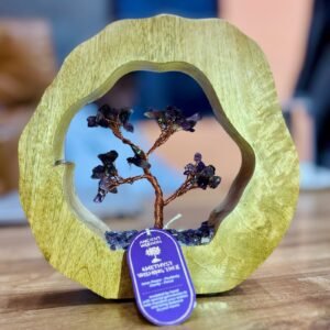 bG9jYWw6Ly9tZWRpYS8xUi8yRS82MFIzMEMxSDc0UksyRTFSLzFhMGE0OTVmLmpwZWc.jpg Jardín de árboles de gemas - Anillo de madera de mango - Amatista - 60 piedras pequeñas