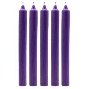 bG9jYWw6Ly9tZWRpYS9ISi9HQy82MFIzMEMxRzZSVktHQ0hKLzhmOGNhNTFhLmpwZWc.jpg Velas a Granel de Color Sólido - Morado Rústico - Paquete de 10