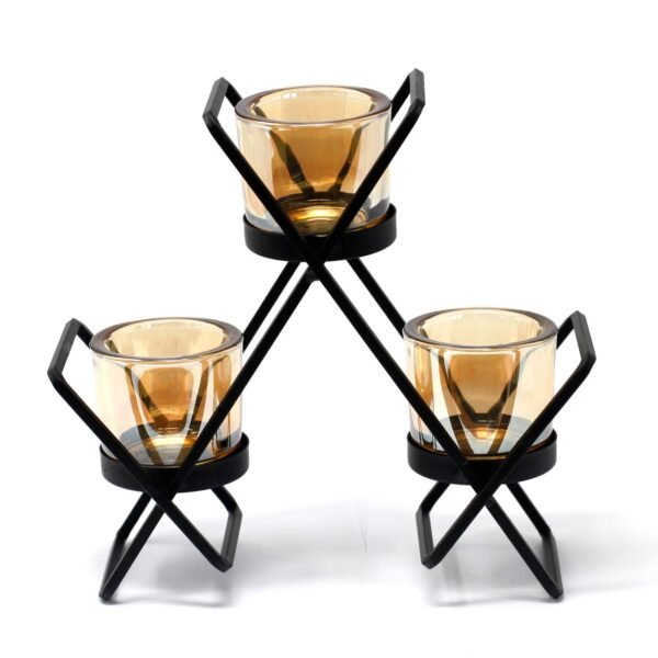 bG9jYWw6Ly9tZWRpYS9IUS9DRC82MFIzMEMxRzZNVktDREhRL2EwOWViMGZkLmpwZWc.jpg Candelabro de Hierro - Triangulo- 3 Tazas
