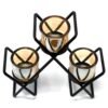 bG9jYWw6Ly9tZWRpYS9IUi9DRC82MFIzMEMxRzZNVktDREhSLzdhOWRmNDVmLmpwZWc.jpg Candelabro de Hierro - Triangulo- 3 Tazas