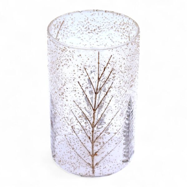 bG9jYWw6Ly9tZWRpYS9IUi9FRC82MFIzMEMxSjY0UzNFREhSLzkzYWUxYzhmLmpwZw.jpg Portavelas de Vidrio floral natural - Jarrón alto - pino (19x11cm)