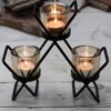 bG9jYWw6Ly9tZWRpYS9IUy9DRC82MFIzMEMxRzZNVktDREhTL2UyZTJlMmE1LmpwZWc.jpg Candelabro de Hierro - Triangulo- 3 Tazas