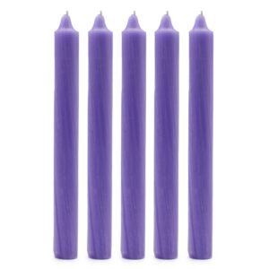 bG9jYWw6Ly9tZWRpYS9TSC9HQy82MFIzMEMxRzZSVktHQ1NILzVhMmNjYmRhLmpwZWc.jpg Velas a Granel de Color Sólido - Lila Rústica - Paquete de 10