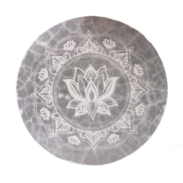 bG9jYWw6Ly9tZWRpYS9TUy9FQy82MFIzMEMxRzZSVEtFQ1NTL2FiMDZlNzEzLmpwZWc.jpg Plato de Carga Mediano 10cm - Lotus Mandala